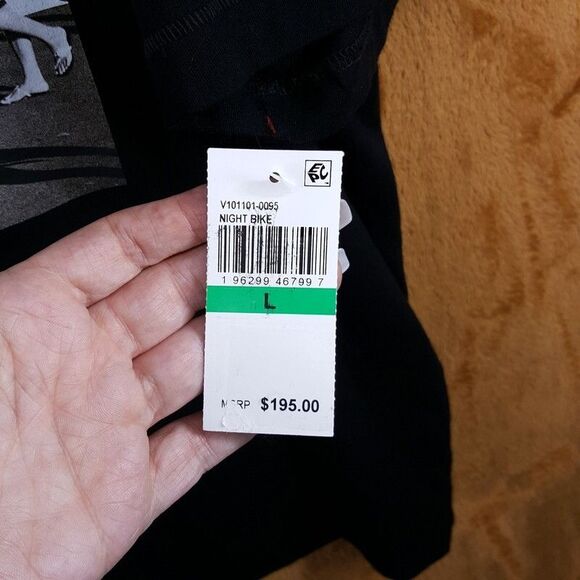 VAYDER Shirt Mens Large Black Pullover Crew Graphic Bike T-Shirt Tee Logo $195 - Picture 5 of 10